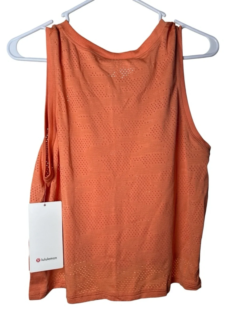 Lululemon Train To Be Tank NWT Size 10 DCGA Orange